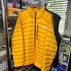 The North Face Bright Yellow Puffer Jacket
